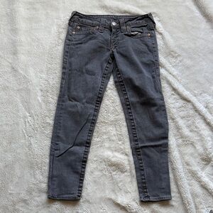 True Religion Kate Cropped Jeans – Size 25 | Y2K Edge | Statement Denim |